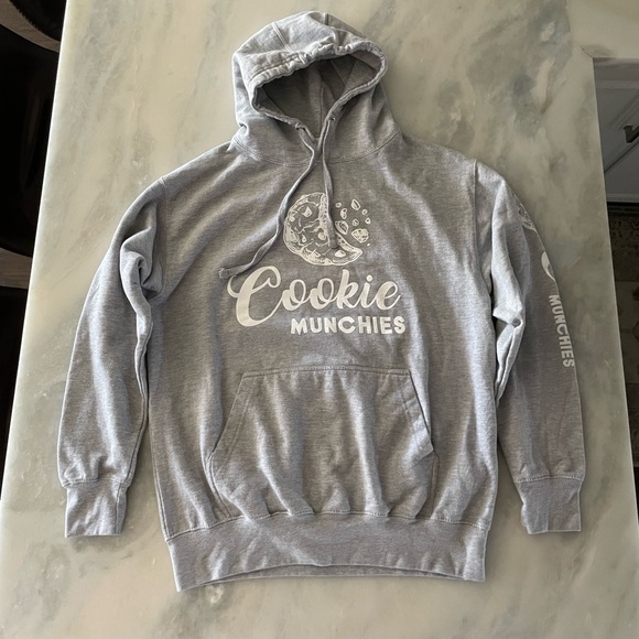 Cookie Monster Just Apparel Co. Grey Hoodie. Sweatshirt - Picture 3 of 10